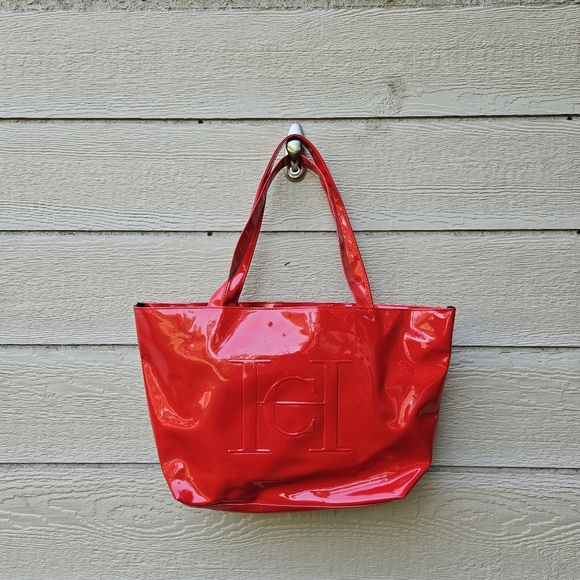Good Girl Carolina Herrera large red tote bag - Picture 1 of 7